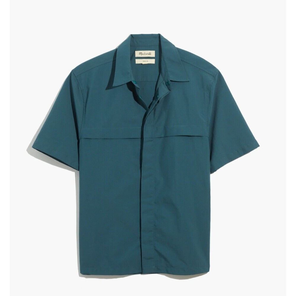 Madewell (Re)sourced Everywear Boxy Short-Sleeve Shirt - Medium